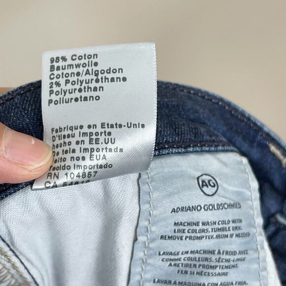 AG Adriano Goldschmied Womens Size 29 The Stilt Skinny Jeans in 11 Years Journey - Picture 10 of 10